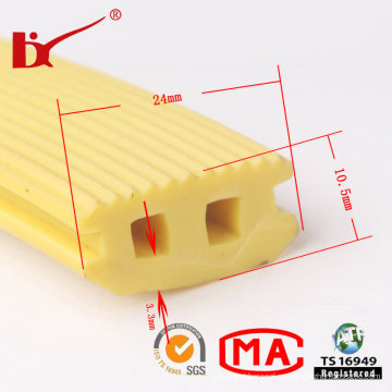 Perfil de silicona flexible de extrusión resistente al calor para la máquina